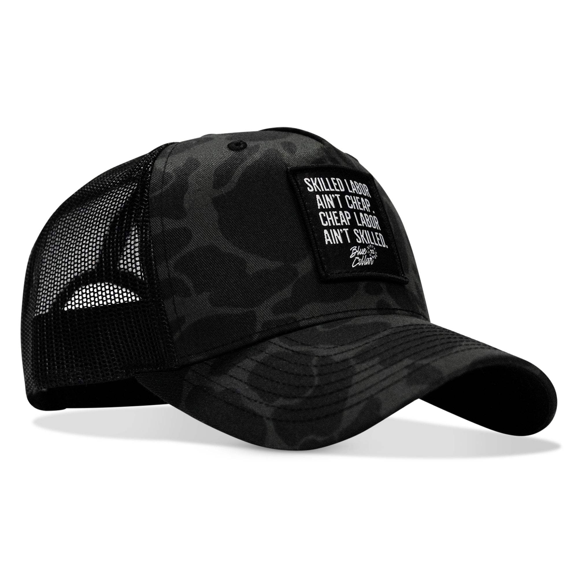 Skilled Labor Ain't Cheap Patch Snapback Hat - DIRTY COWBOY USA - Flyclothing LLC