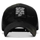 Skilled Labor Ain't Cheap Patch Snapback Hat - DIRTY COWBOY USA - Flyclothing LLC