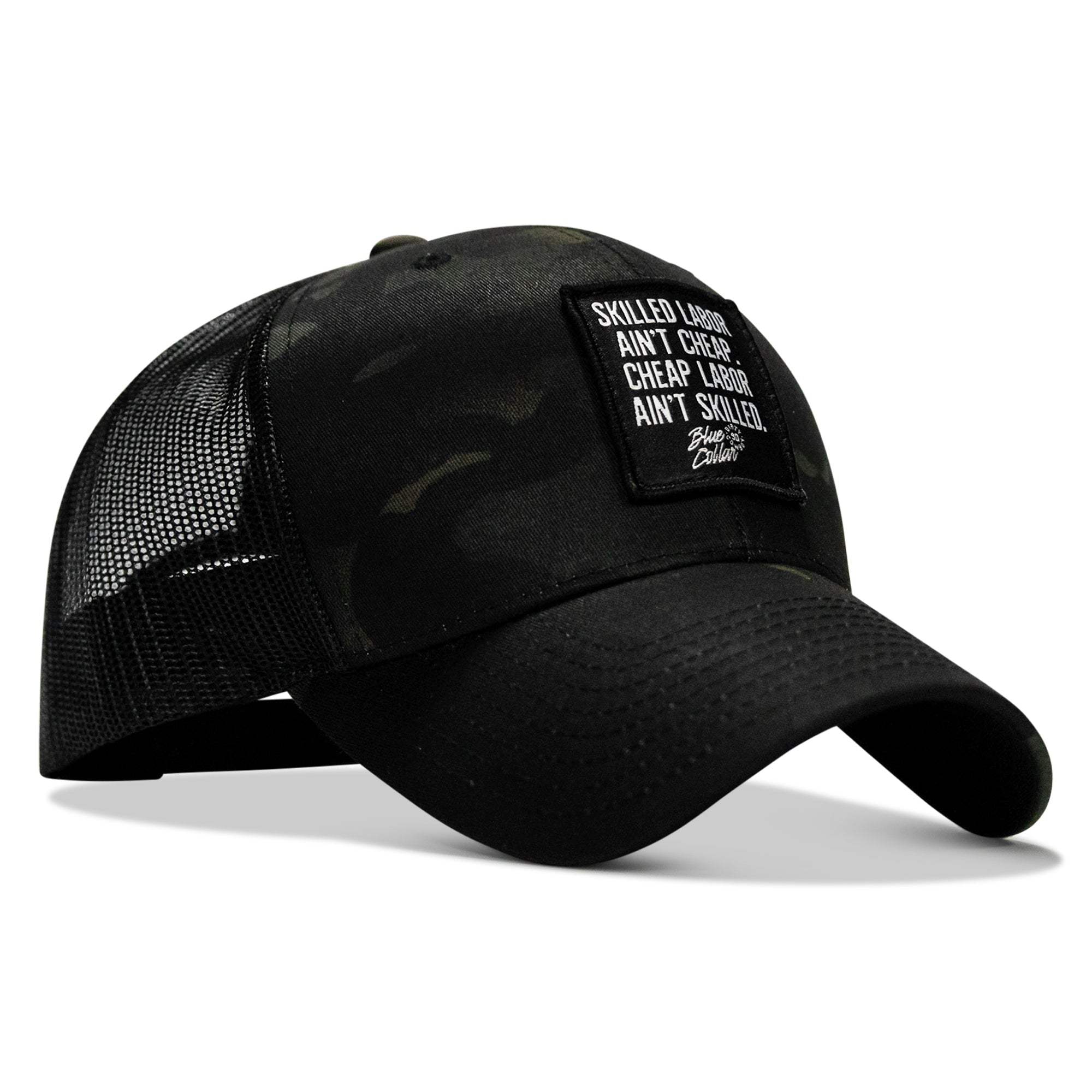 Skilled Labor Ain't Cheap Patch Snapback Hat - DIRTY COWBOY USA - Flyclothing LLC