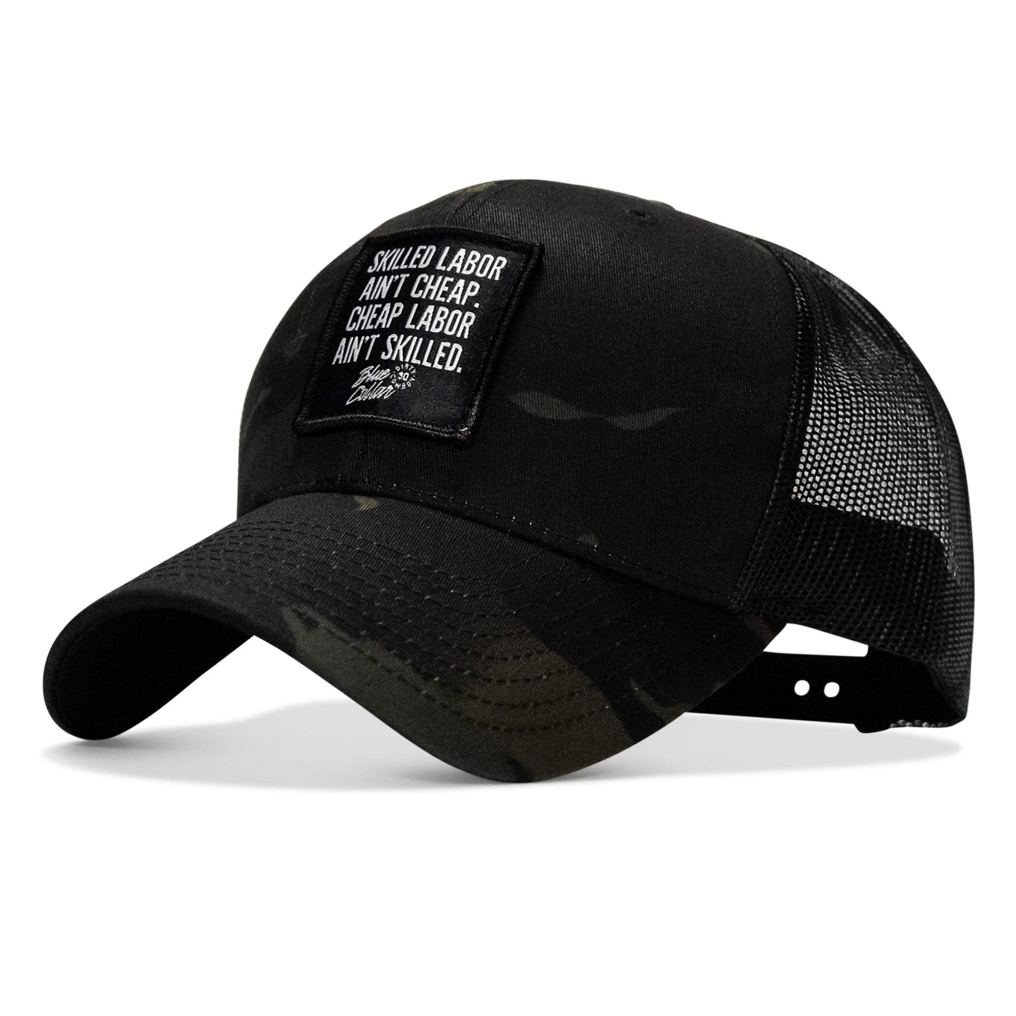 Skilled Labor Ain't Cheap Patch Snapback Hat - DIRTY COWBOY USA - Flyclothing LLC
