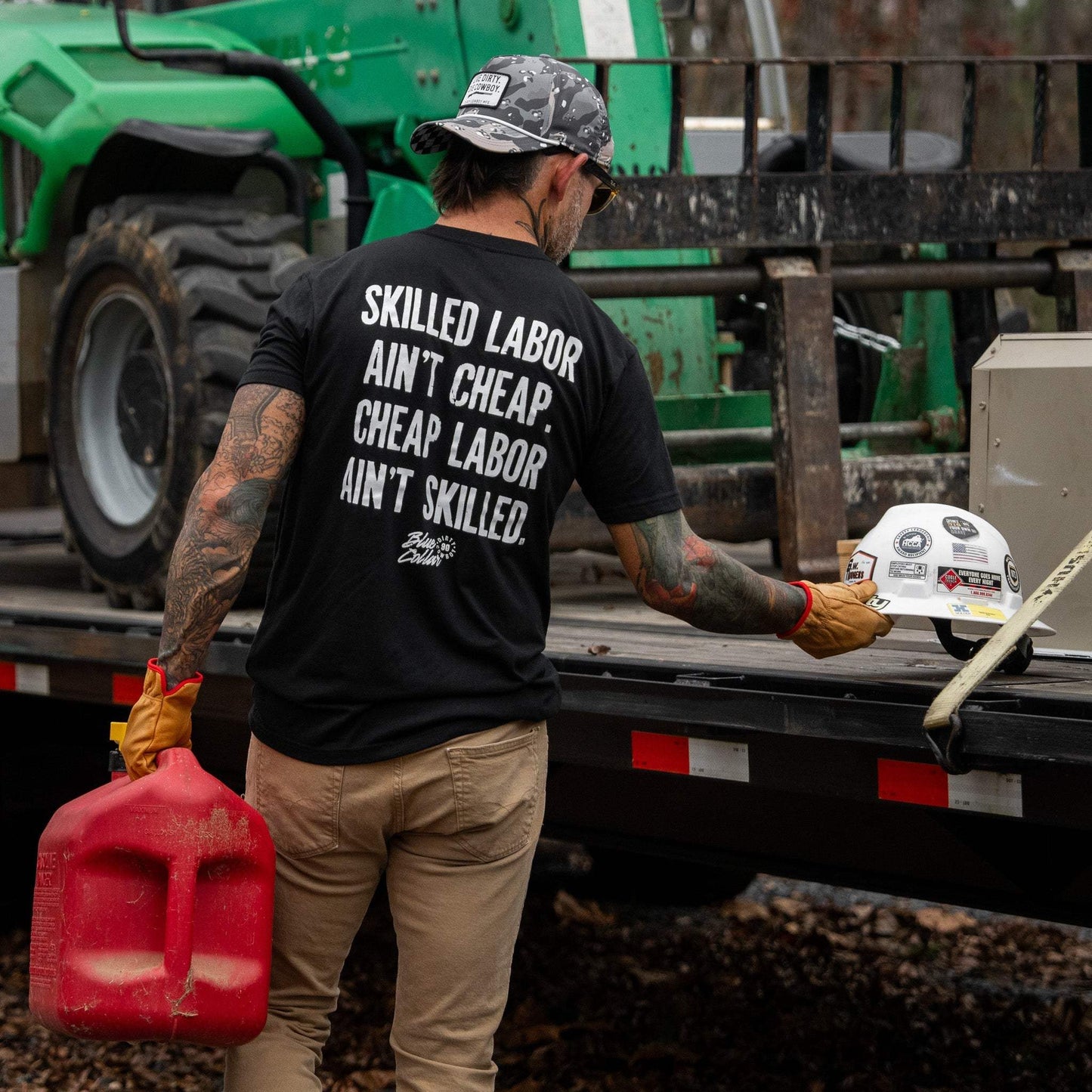 Skilled Labor Ain't Cheap Men's T-Shirt - DIRTY COWBOY USA - Flyclothing LLC