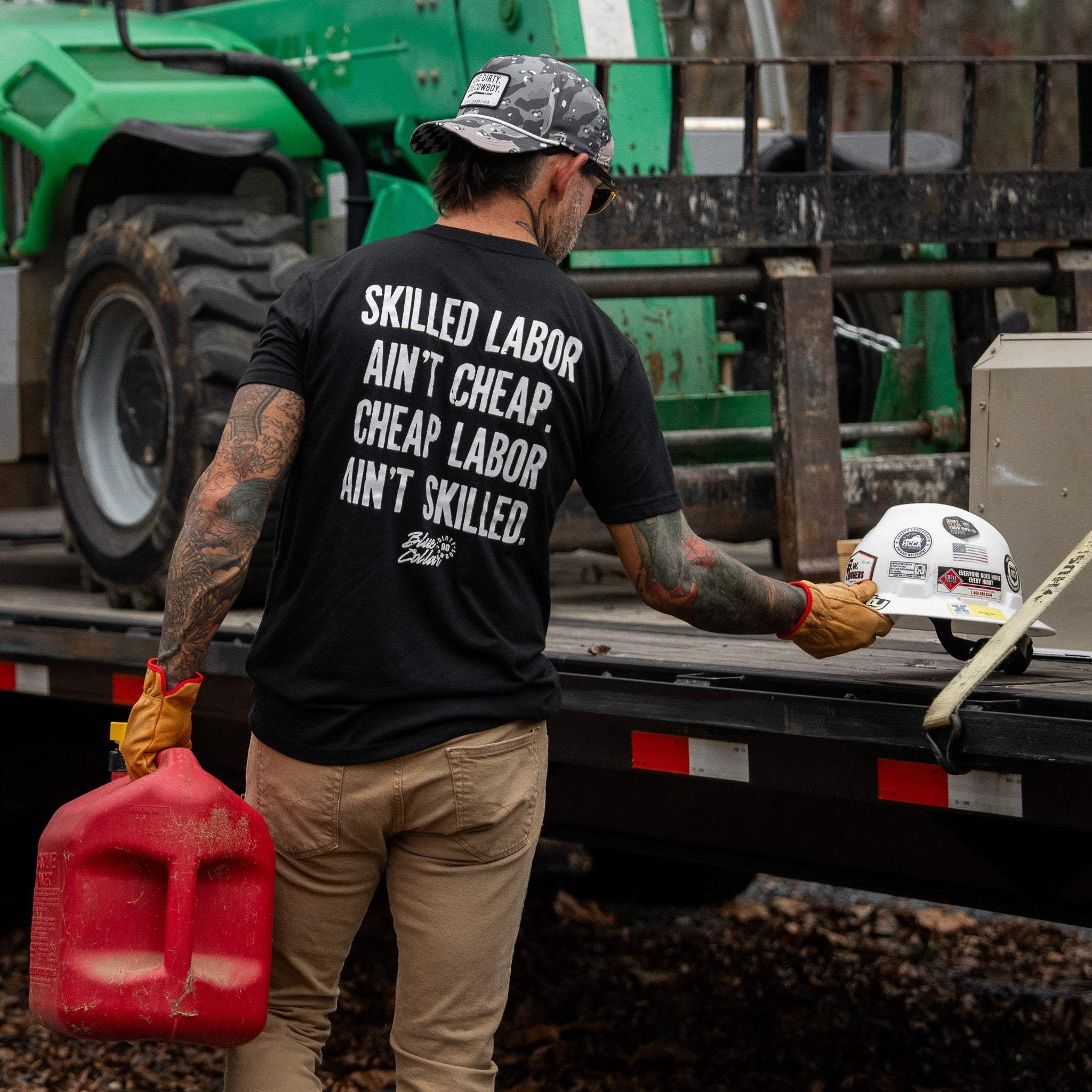Skilled Labor Ain't Cheap Men's T-Shirt - DIRTY COWBOY USA - Flyclothing LLC