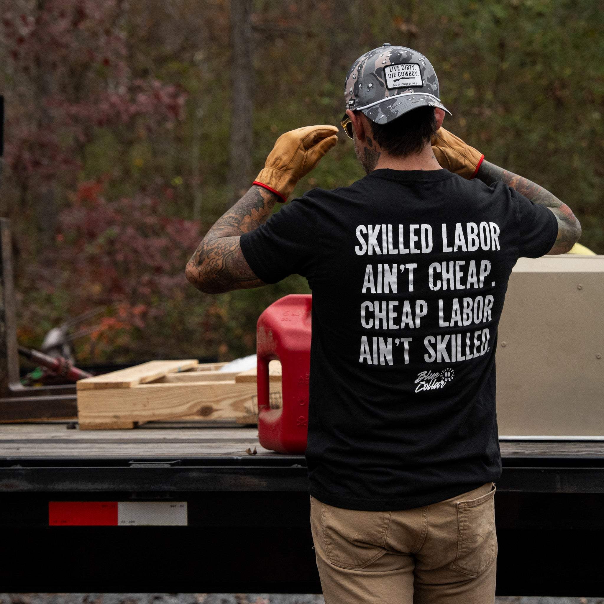 Skilled Labor Ain't Cheap Men's T-Shirt - DIRTY COWBOY USA - Flyclothing LLC