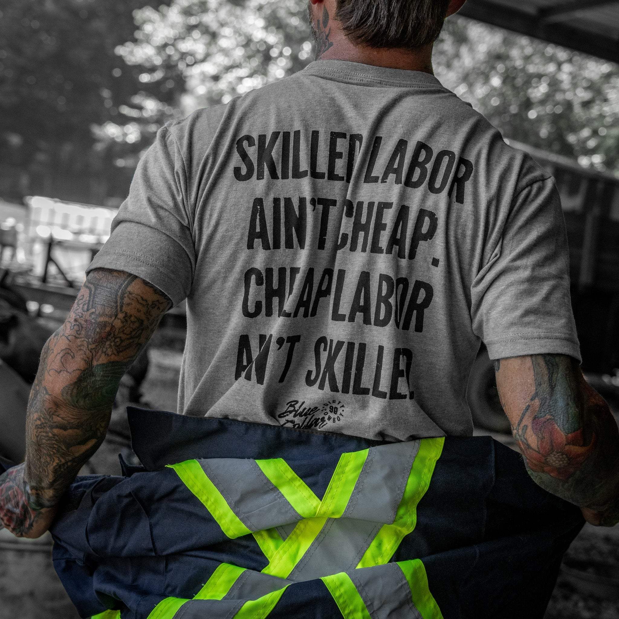 Skilled Labor Ain't Cheap Men's T-Shirt - DIRTY COWBOY USA - Flyclothing LLC