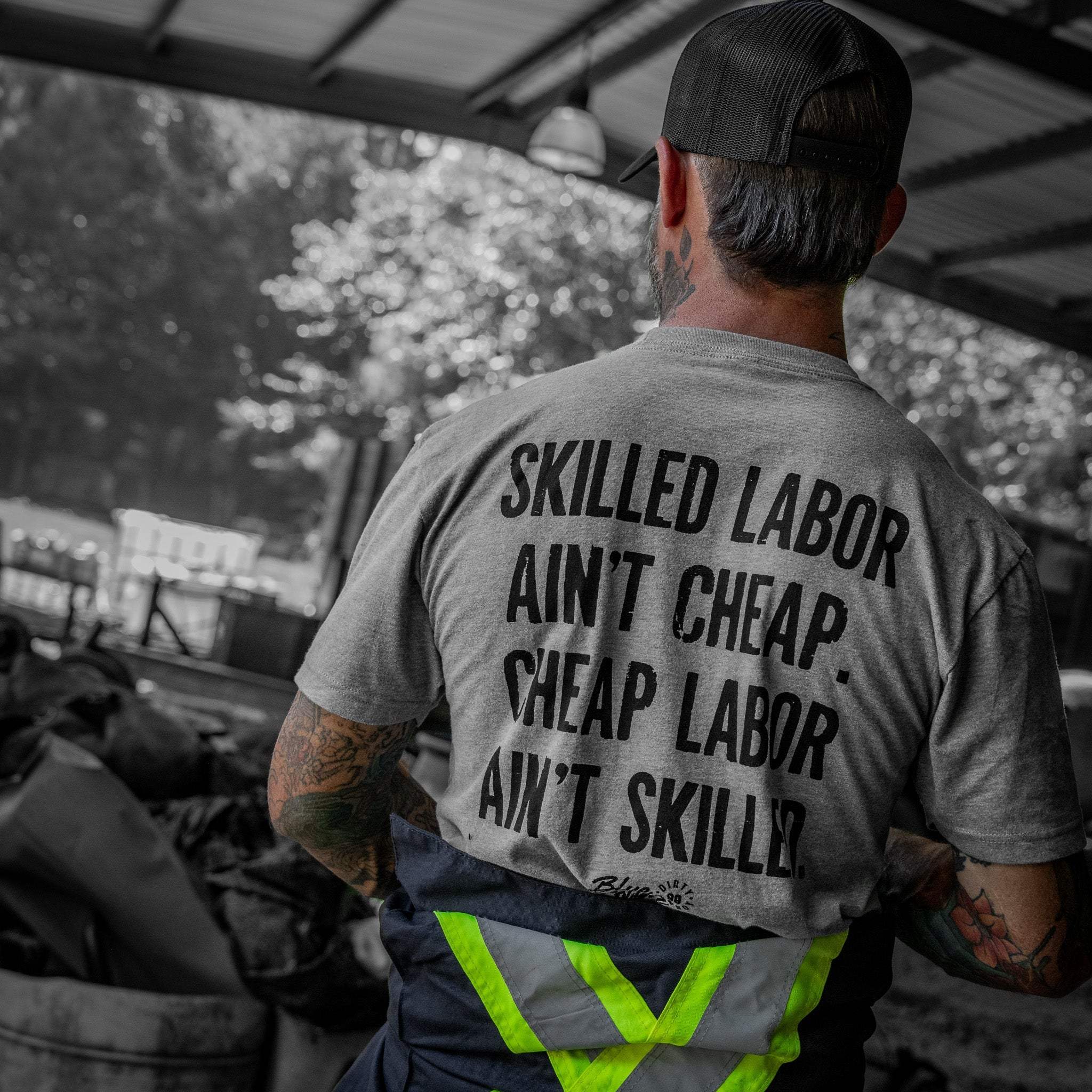 Skilled Labor Ain't Cheap Men's T-Shirt - DIRTY COWBOY USA - Flyclothing LLC