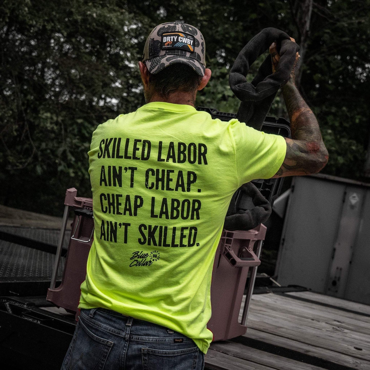 Skilled Labor Ain't Cheap Men's T-Shirt - DIRTY COWBOY USA - Flyclothing LLC
