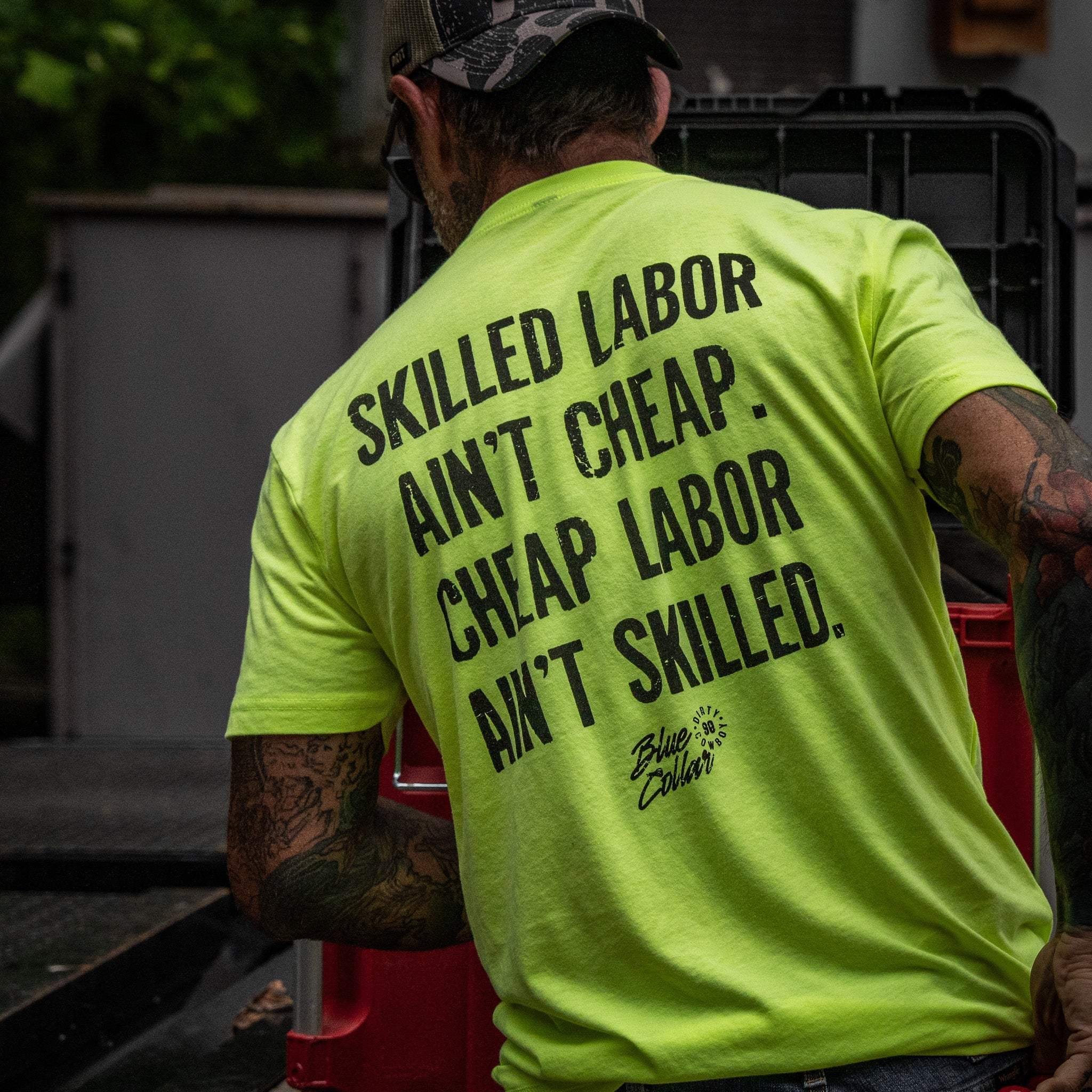 Skilled Labor Ain't Cheap Men's T-Shirt - DIRTY COWBOY USA - Flyclothing LLC