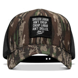 Skilled Labor Ain't Cheap Patch Snapback Hat - DIRTY COWBOY USA - Flyclothing LLC
