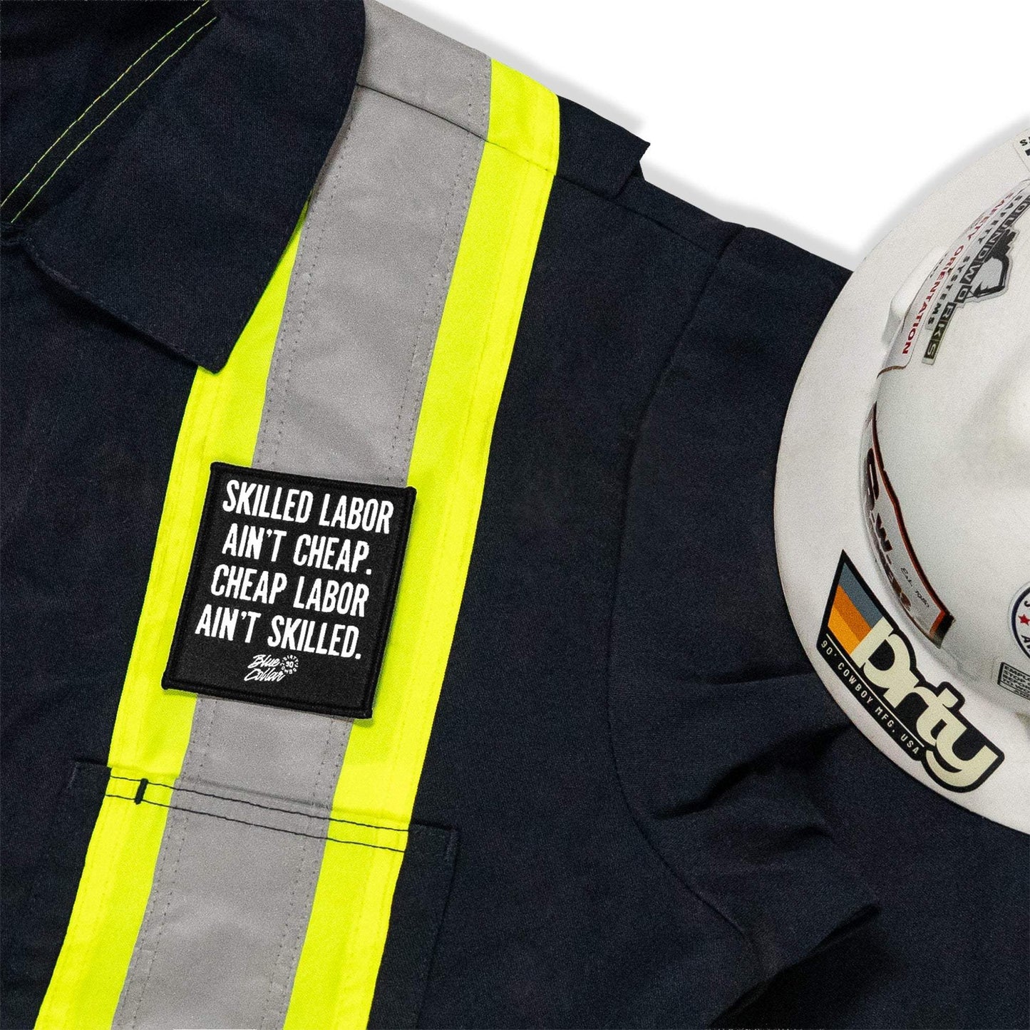 Skilled Labor Ain't Cheap Velcro Patch - DIRTY COWBOY USA - Flyclothing LLC
