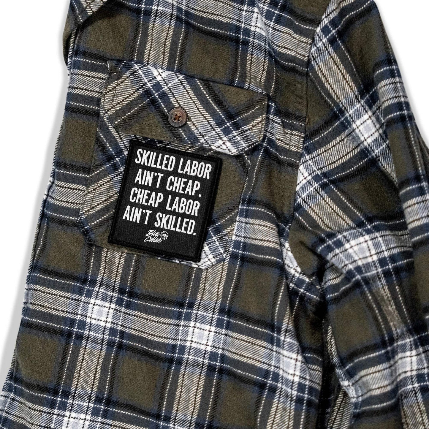 Skilled Labor Ain't Cheap Velcro Patch - DIRTY COWBOY USA - Flyclothing LLC