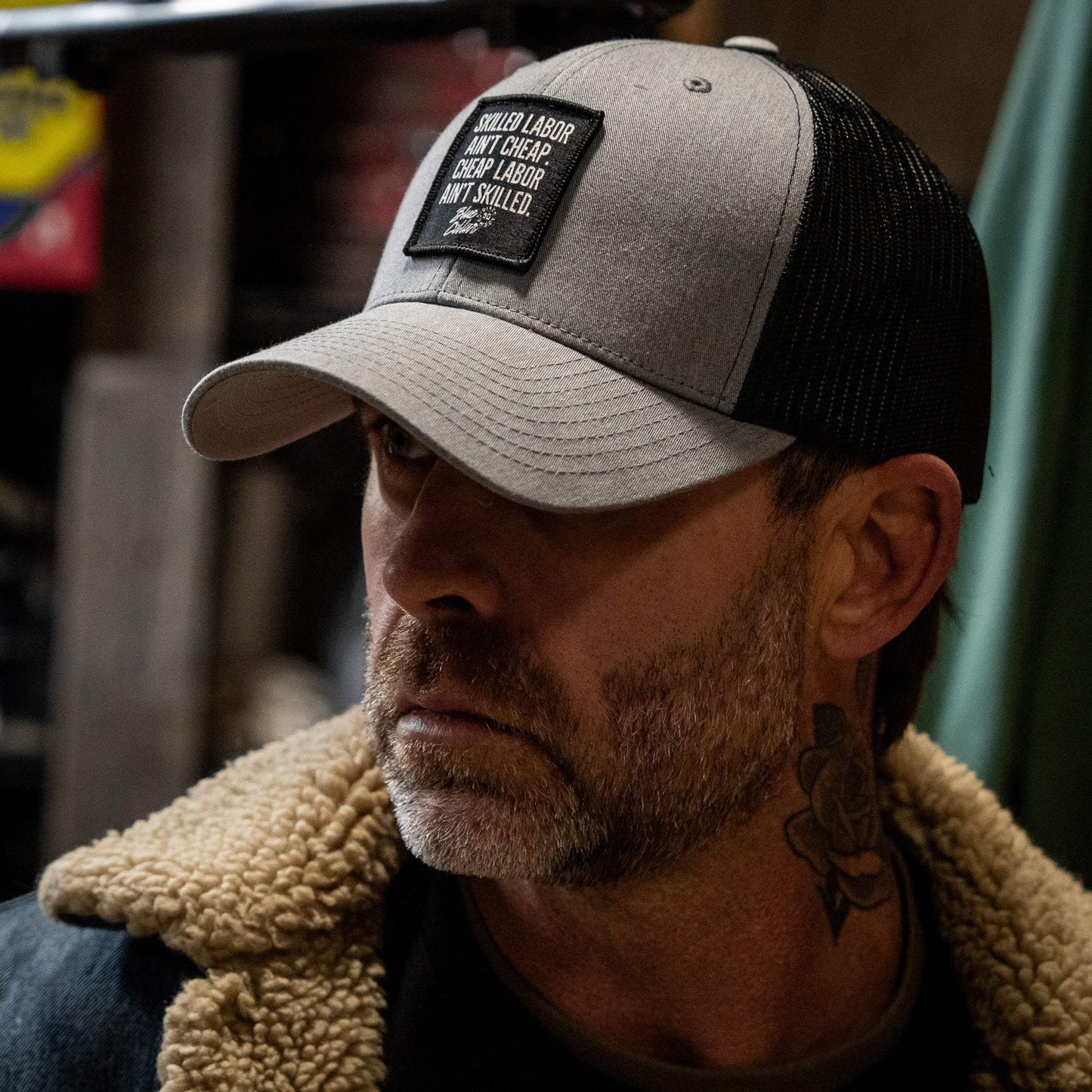 Skilled Labor Ain't Cheap Patch Snapback Hat - DIRTY COWBOY USA - Flyclothing LLC