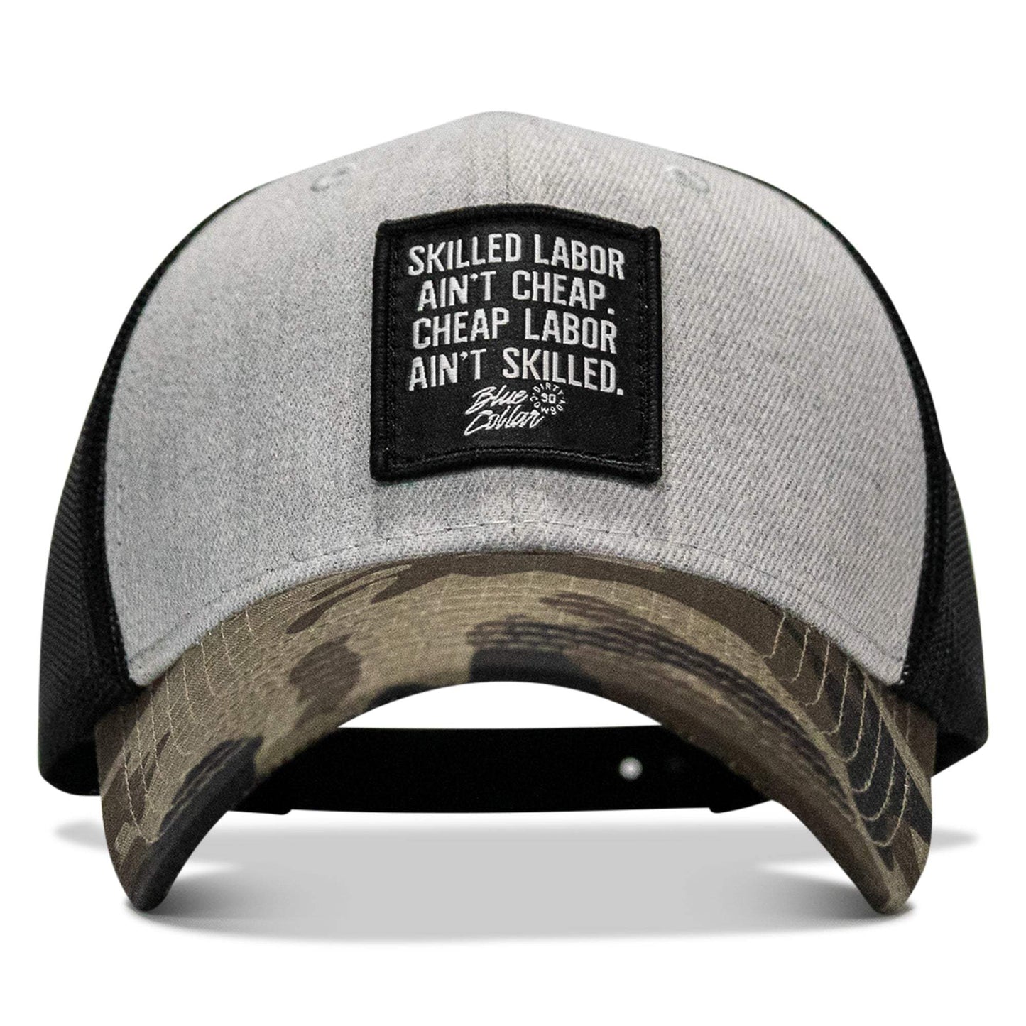 Skilled Labor Ain't Cheap Patch Snapback Hat - DIRTY COWBOY USA - Flyclothing LLC