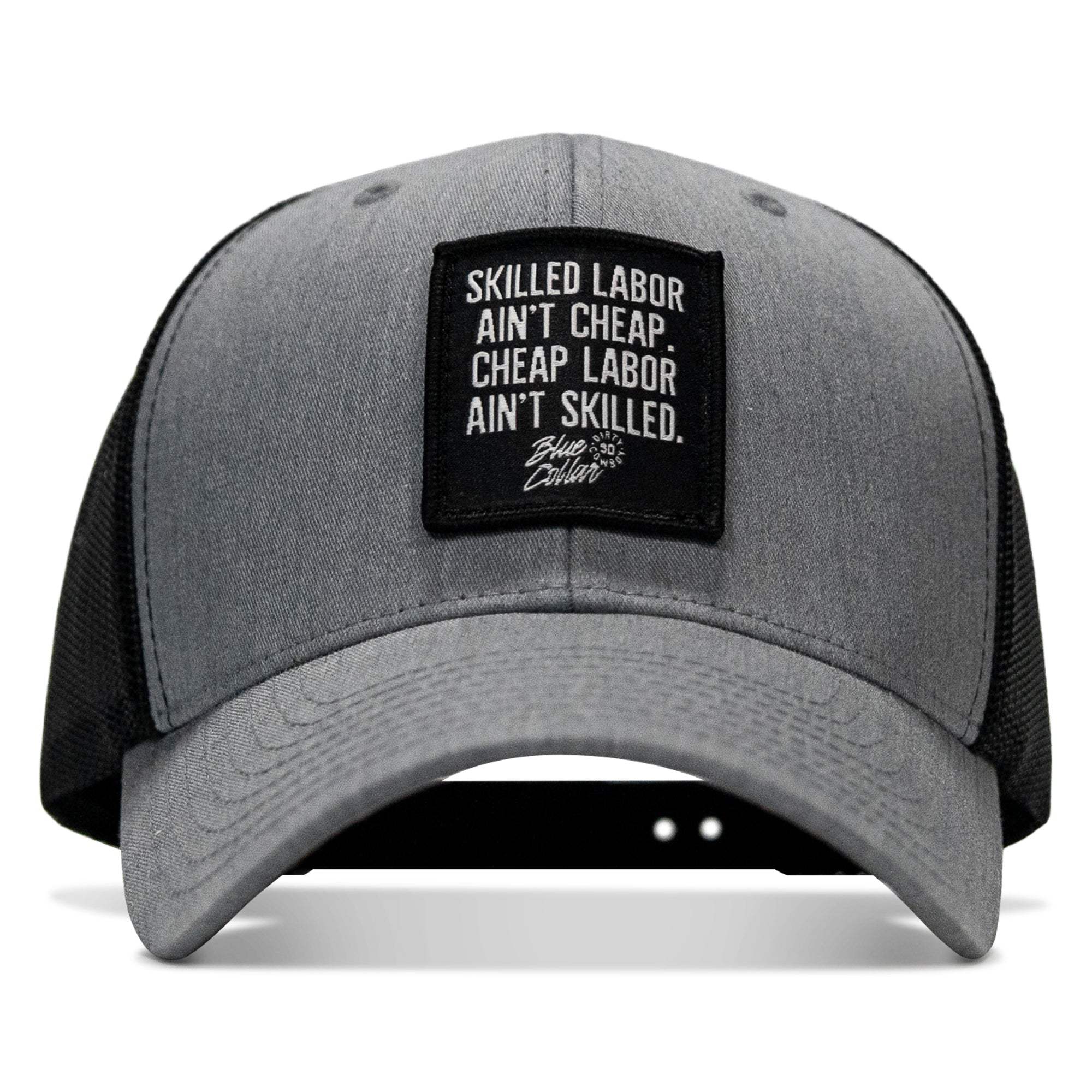 Skilled Labor Ain't Cheap Patch Snapback Hat - DIRTY COWBOY USA - Flyclothing LLC