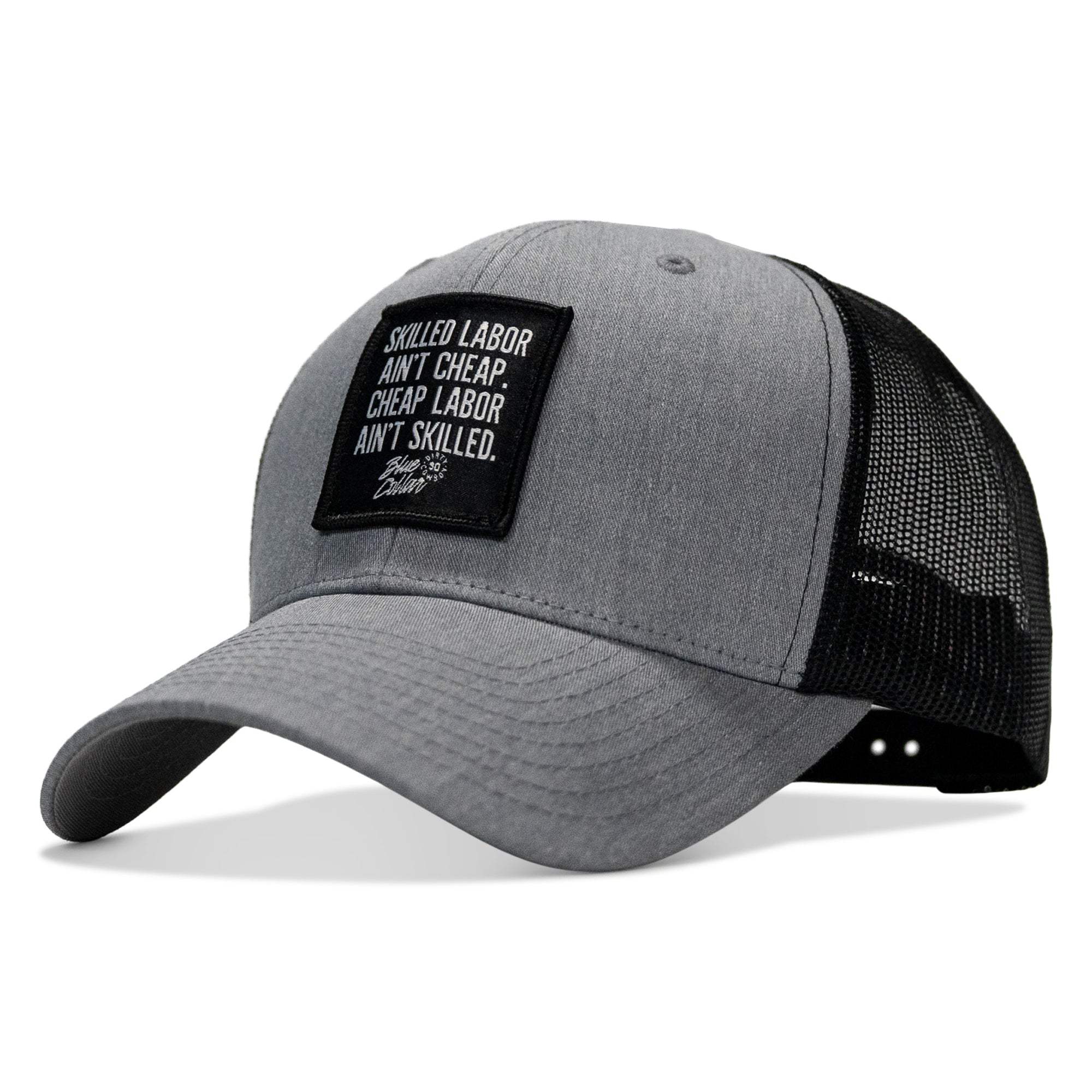 Skilled Labor Ain't Cheap Patch Snapback Hat - DIRTY COWBOY USA - Flyclothing LLC