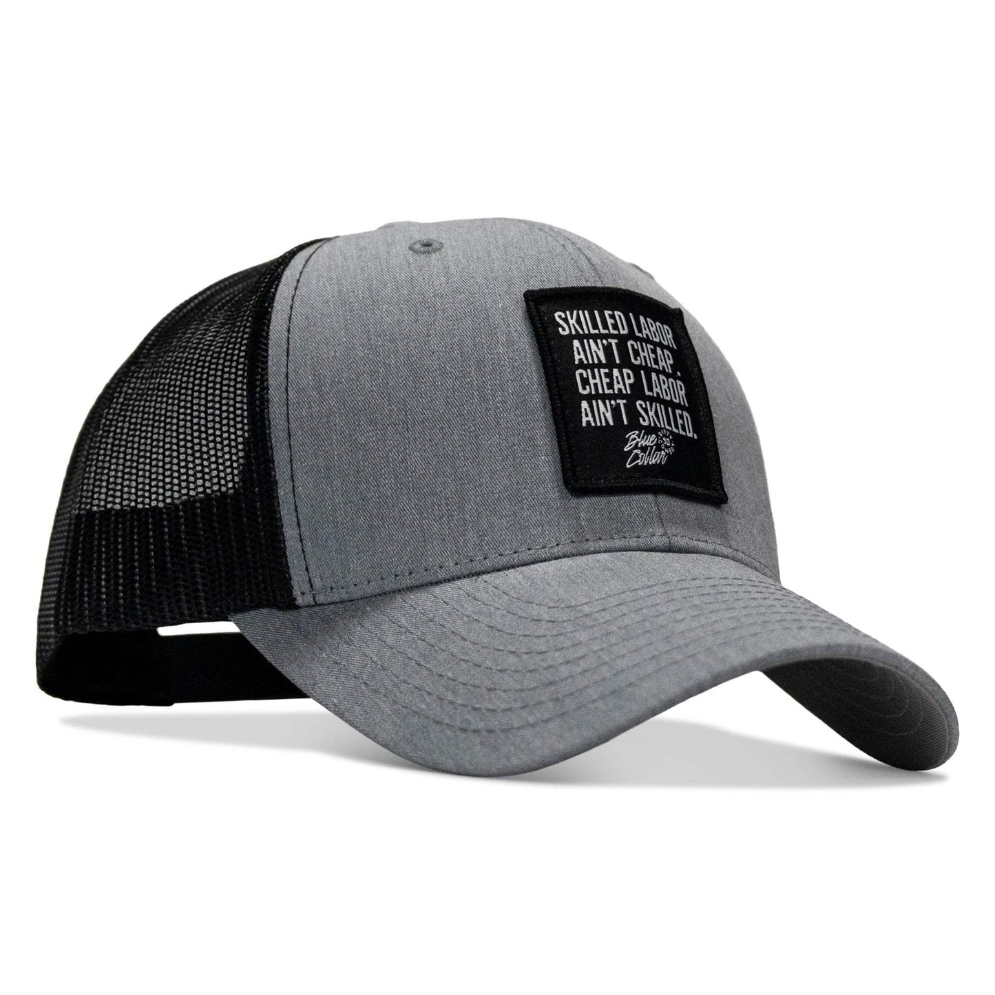 Skilled Labor Ain't Cheap Patch Snapback Hat - DIRTY COWBOY USA - Flyclothing LLC
