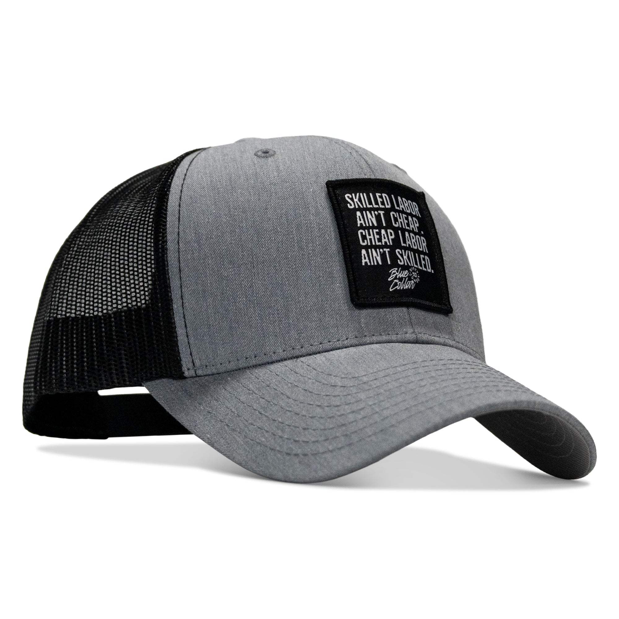 Skilled Labor Ain't Cheap Patch Snapback Hat - DIRTY COWBOY USA - Flyclothing LLC