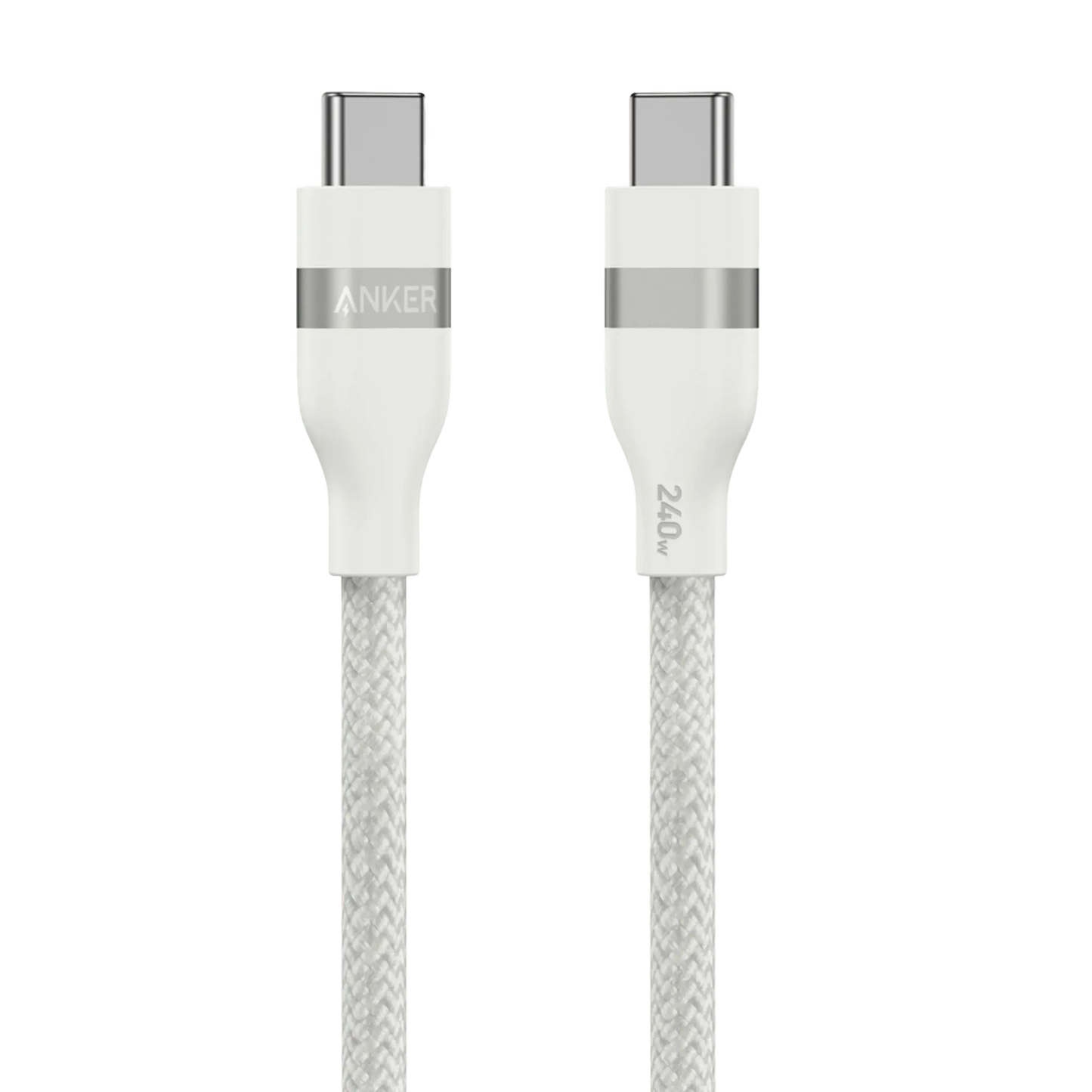 Anker USB-C to USB-C Cable (3 ft / 6 ft, 240W, Upcycled-Braided) - Anker - Flyclothing LLC