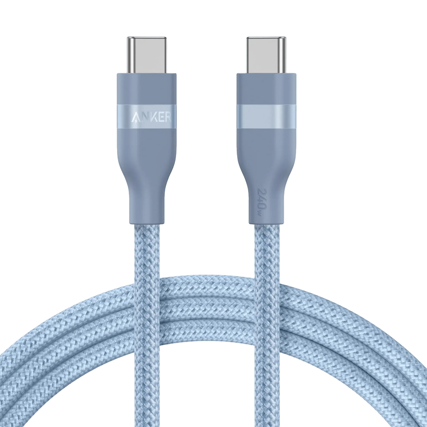 Anker USB-C to USB-C Cable (3 ft / 6 ft, 240W, Upcycled-Braided) - Anker - Flyclothing LLC