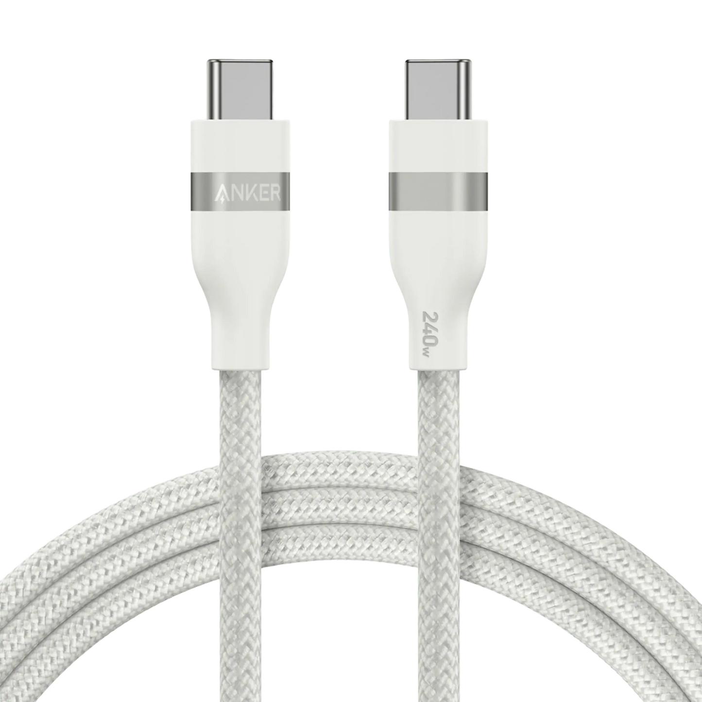 Anker USB-C to USB-C Cable (3 ft / 6 ft, 240W, Upcycled-Braided) - Anker - Flyclothing LLC