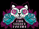 Black Market Art Company Skull Kitty Print