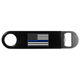 Thin Blue Line Police Flag Long Neck Bottle Opener - Police - Flyclothing LLC
