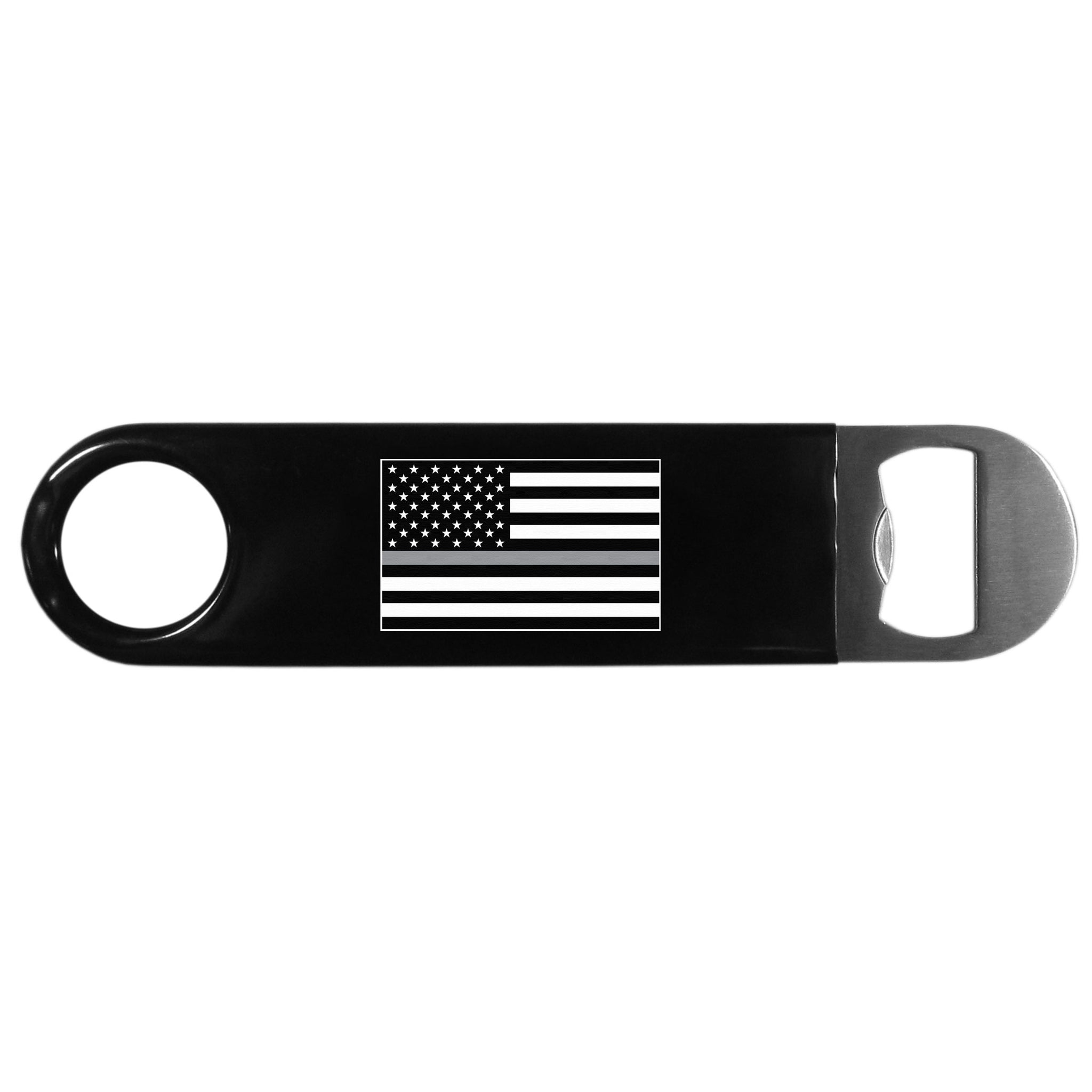 Thin Gray Line National Guard Flag Long Neck Bottle Opener