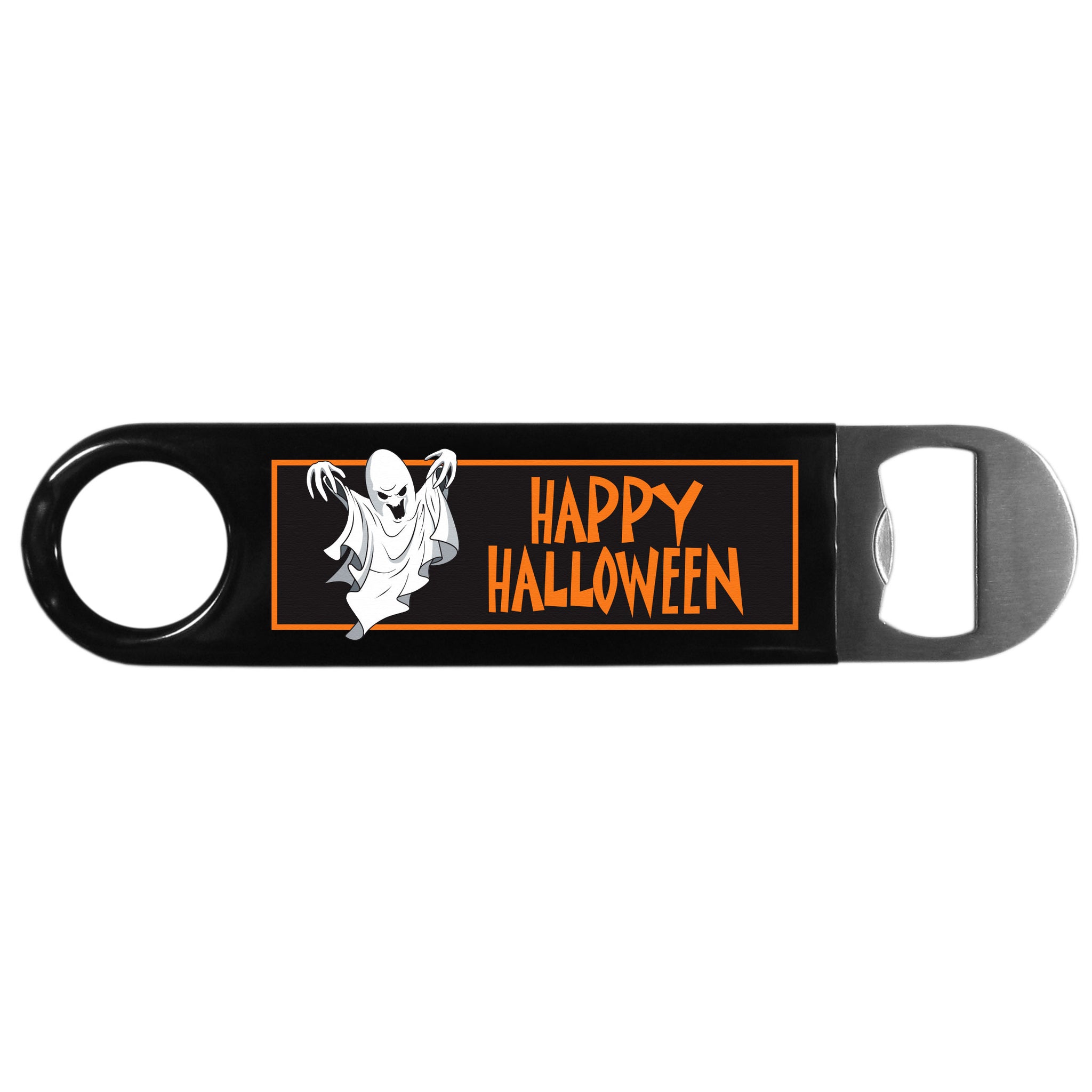 Scary Ghost Happy Halloween Long Neck Bottle Opener