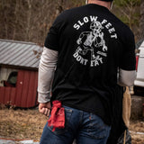 Slow Feet Don't Eat Men's T-Shirt - DIRTY COWBOY USA - Flyclothing LLC