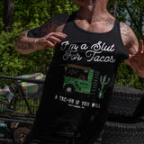 Slut For Taco's Men's Tank Top - DIRTY COWBOY USA - Flyclothing LLC