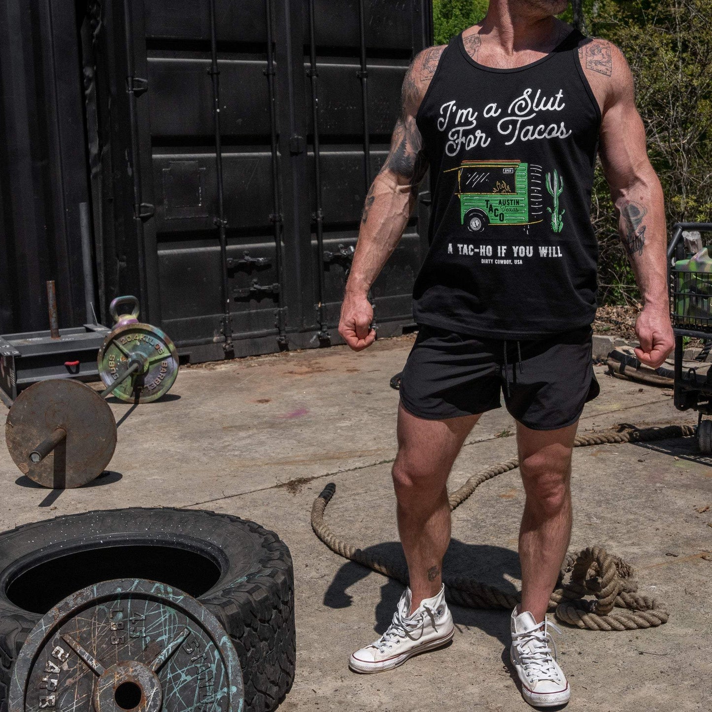 Slut For Taco's Men's Tank Top - DIRTY COWBOY USA - Flyclothing LLC