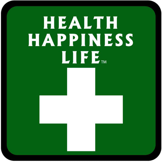 Health Happiness Life Cross Medicinal Marijuana Auto Decal - Siskiyou Originals - Flyclothing LLC