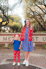 SMU Red Mustang Leggings - Mila & Rose ® - Flyclothing LLC