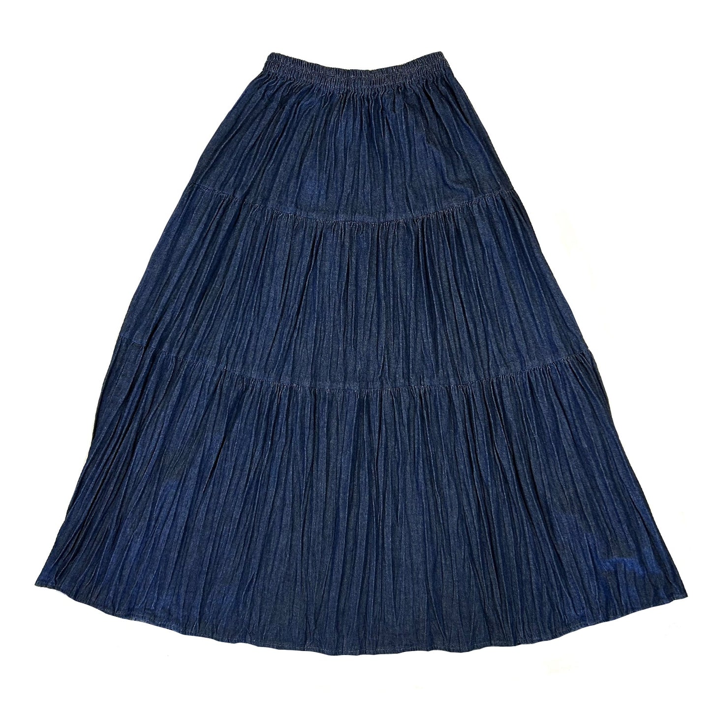 Rockmount Stonewash Denim Western Broomstick Skirt - Rockmount Clothing - Flyclothing LLC