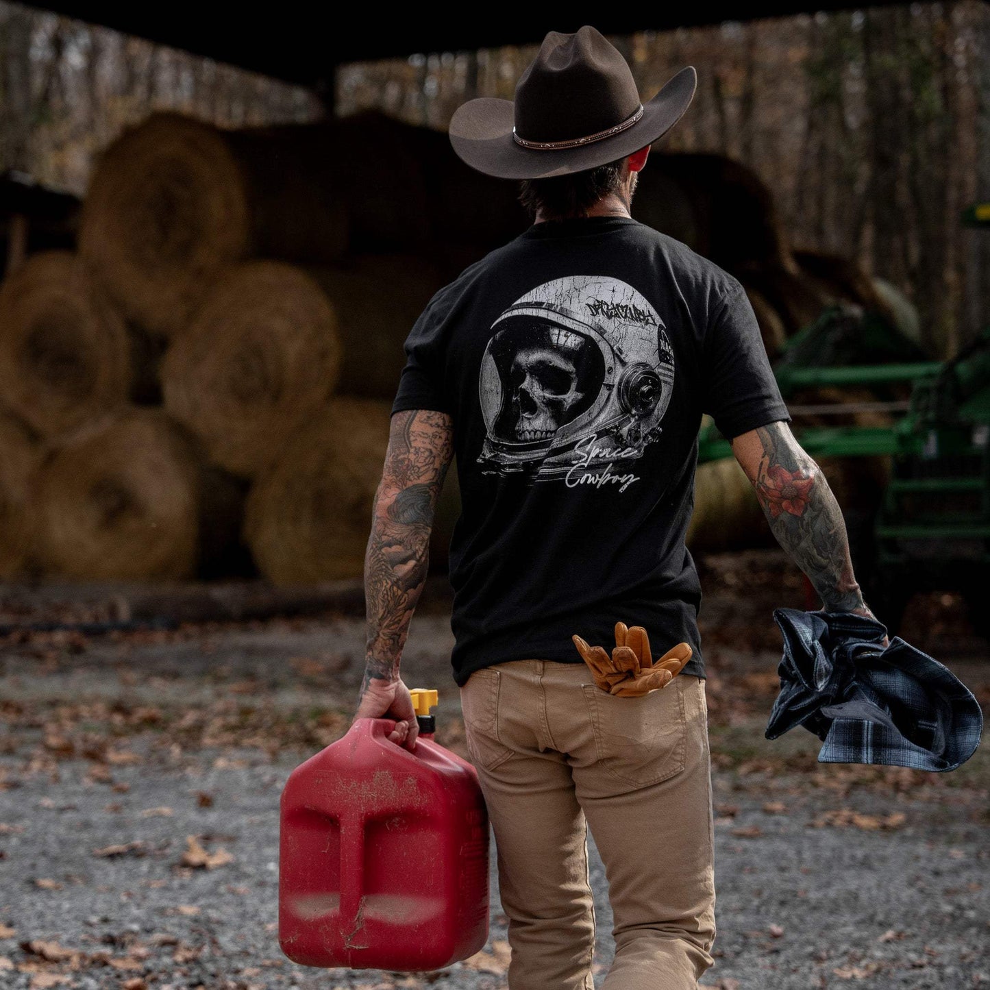 Space Cowboy Men's T-Shirt - DIRTY COWBOY USA - Flyclothing LLC