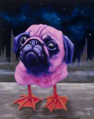 Black Market Art Company Spacepup Print - Black Market Art Company - Flyclothing LLC