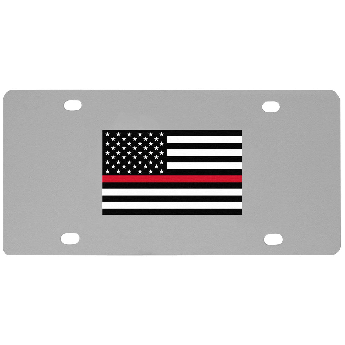 Thin Red Line Marines Flag  License Plate Wall Plaque