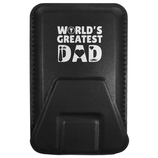 World's Best Dad Magnetic Phone Wallet - Flyclothing LLC - Flyclothing LLC