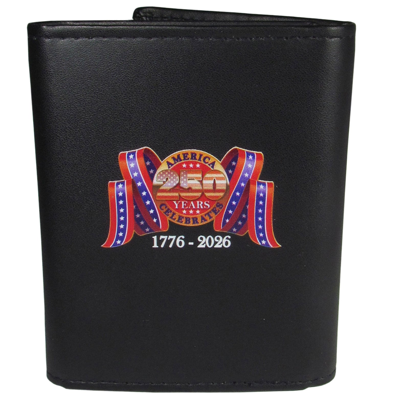 USA 250th Anniversary Leather Tri-fold Wallet