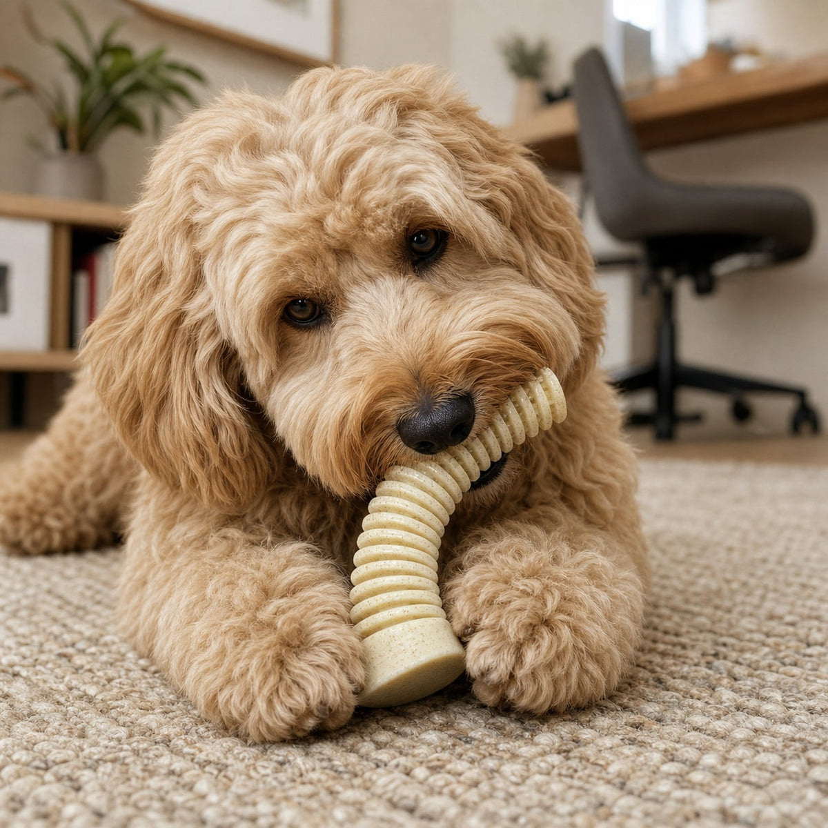 Flufflehorn Dental Antler - Durable Nylon Dog Chew Toy XL | USA Made - SodaPup/True Dogs, LLC - Flyclothing LLC