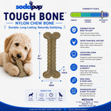 Tough Bone Nylon Chew Bone | Ultra-Durable Dog Toy for Aggressive Chewers | SodaPup - SodaPup/True Dogs, LLC - Flyclothing LLC