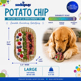 Potato Chip Nylon Chew & Enrichment Toy | 2-in-1 for Aggressive Chewers | SodaPup - SodaPup/True Dogs, LLC - Flyclothing LLC
