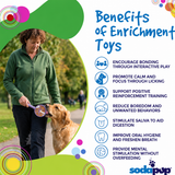 eStick Hand-Held Dog Enrichment Target Training Toy - Interactive Lick Stick | USA Made - SodaPup/True Dogs, LLC - Flyclothing LLC