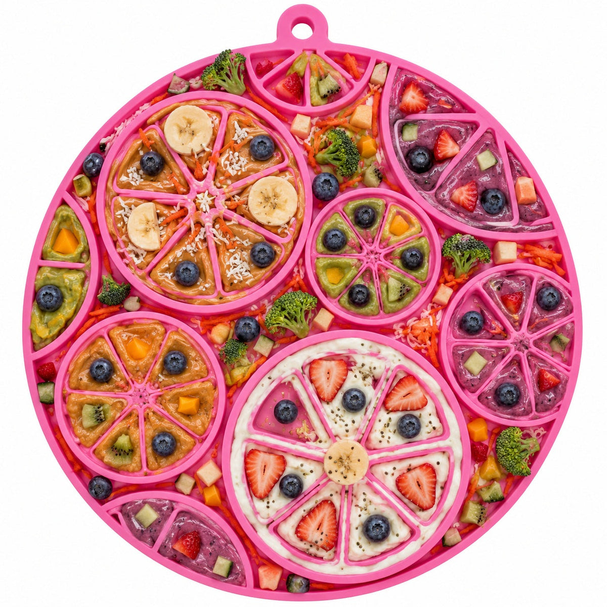 Citrus Design eMat - Enrichment Lick Mat For Dogs and Cats - with Suction Cups | USA Made - SodaPup/True Dogs, LLC - Flyclothing LLC