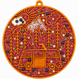 Camp eMat - Enrichment Lick Mat For Dogs and Cats - with Suction Cups | Retro Van Design | USA Made - SodaPup/True Dogs, LLC - Flyclothing LLC