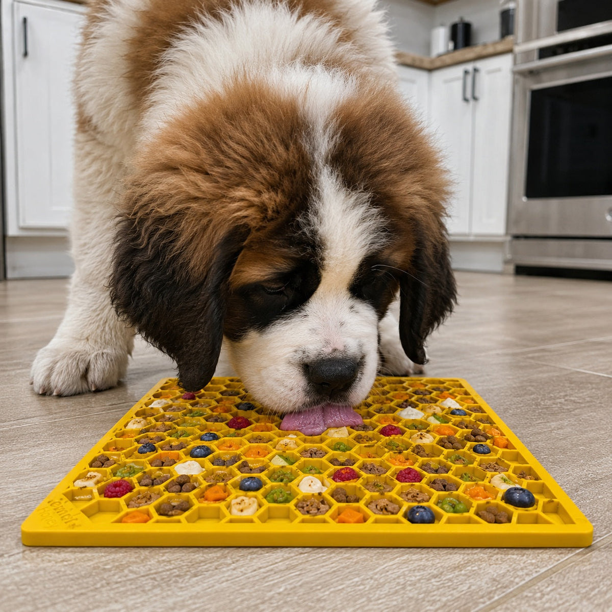 Honeycomb eMat - Enrichment Lick Mat for Dogs and Cats | eMat Enrichment Toy for Anxiety Relief | SodaPup - SodaPup/True Dogs, LLC - Flyclothing LLC