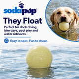 Glow in the Dark Glitter Ball 2-Pack Dog Toy | Soft PUP-X Rubber Floating Fetch Ball with Treat Dispenser | USA Made - SodaPup/True Dogs, LLC - Flyclothing LLC