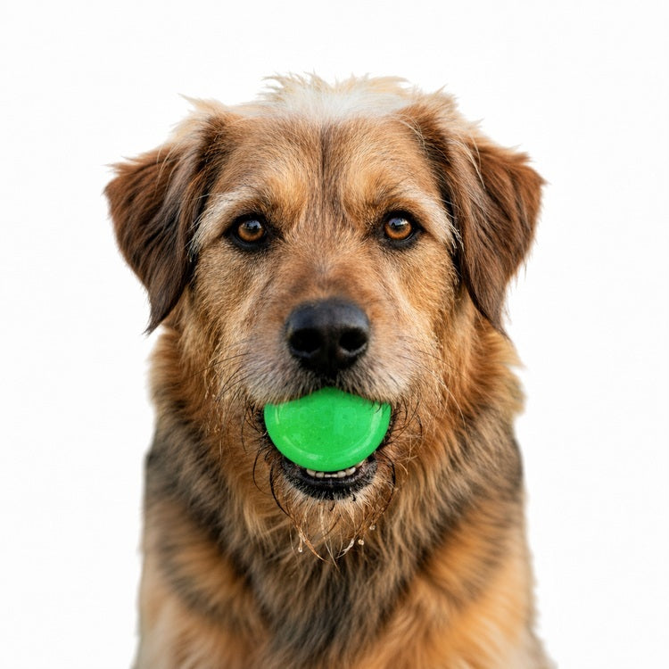 Green Glitter Ball 2-Pack Dog Toy | Soft PUP-X Rubber Floating Fetch Ball with Treat Dispenser | USA Made - SodaPup/True Dogs, LLC - Flyclothing LLC