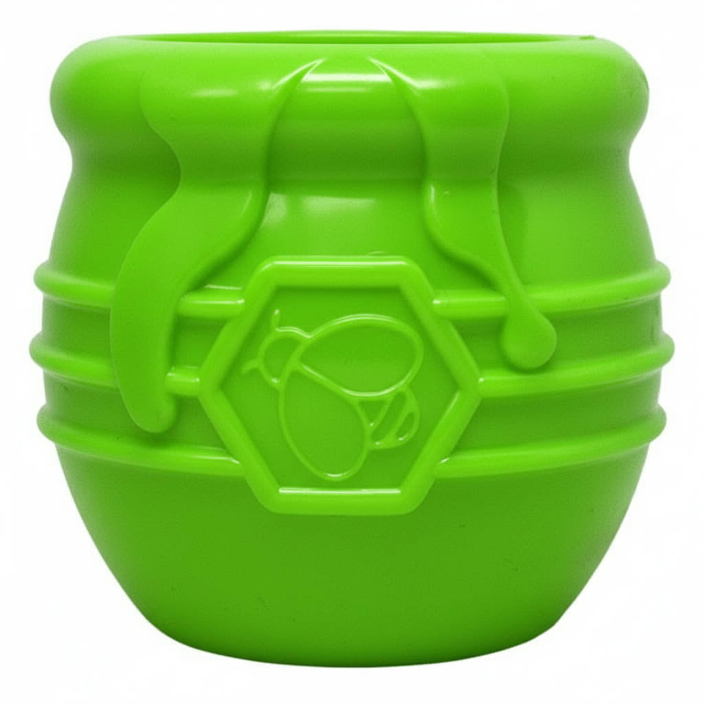 Honey Pot Dog eCup Treat Dispenser | Durable PUP-X Rubber Enrichment Toy | USA Made - SodaPup/True Dogs, LLC - Flyclothing LLC