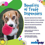 Honey Pot Dog eCup Treat Dispenser | Durable PUP-X Rubber Enrichment Toy | USA Made - SodaPup/True Dogs, LLC - Flyclothing LLC