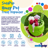Honey Pot Dog eCup Treat Dispenser | Durable PUP-X Rubber Enrichment Toy | USA Made - Limited Edition Apple Green - SodaPup/True Dogs, LLC - Flyclothing LLC